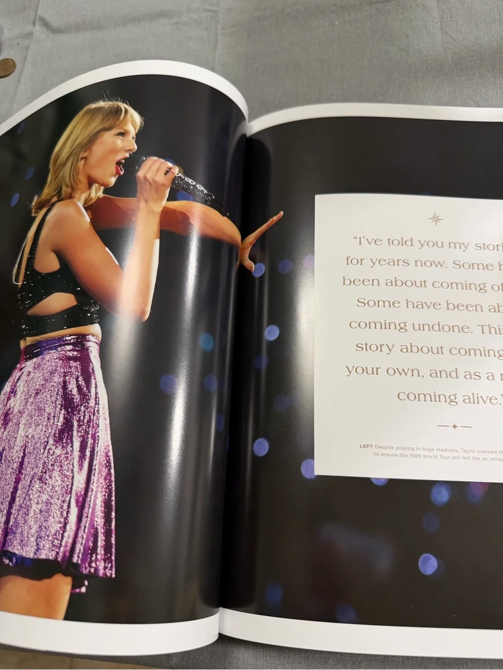Taylor Swift Blue and Gold 'Rise of an Icon' Coffee Table Book